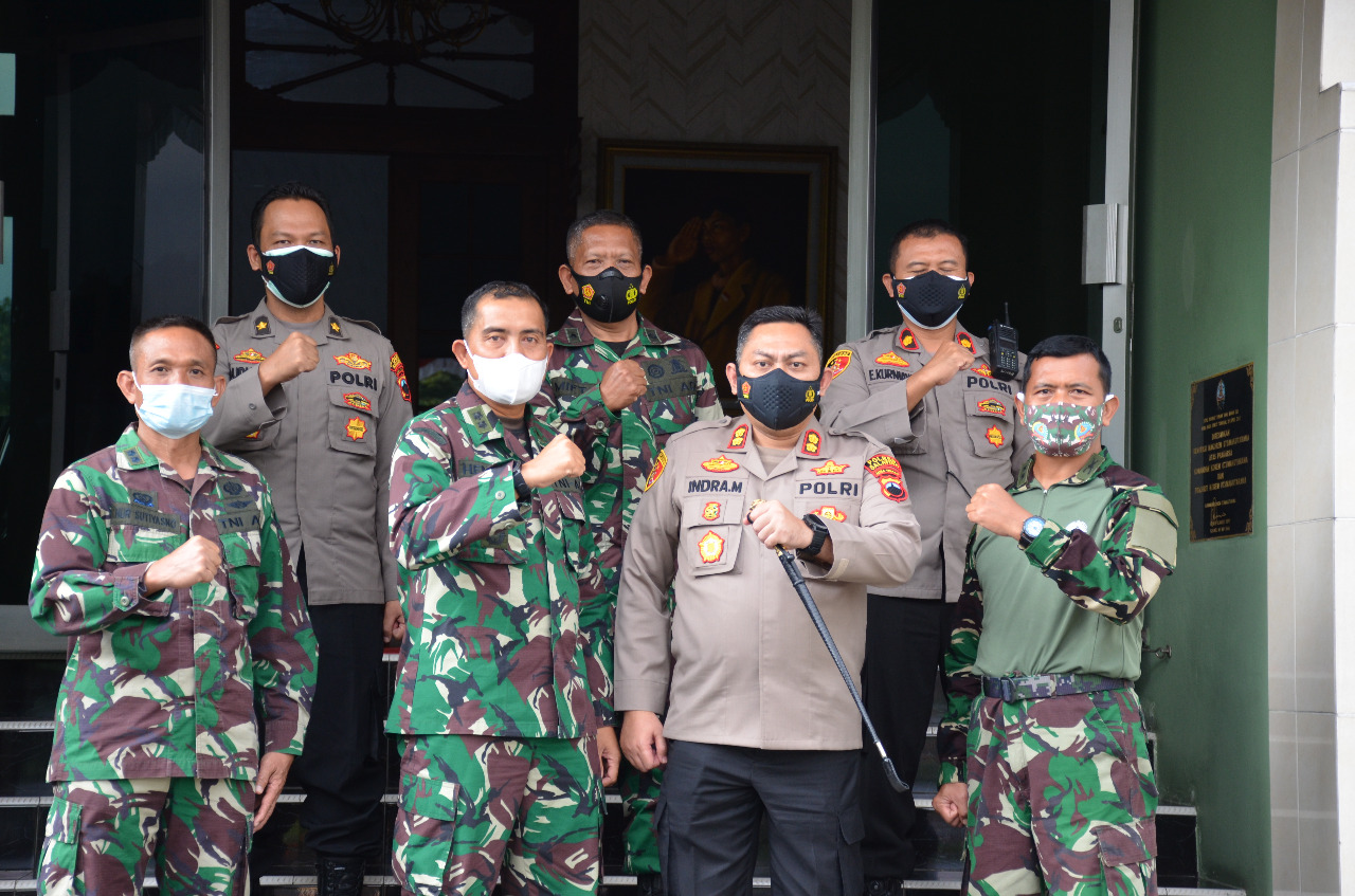 Jalin Silaturahmi, Kasrem 073/Makutarama Terima Kunjungan Kapolres Salatiga